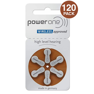 #ad Power One Size 312 PR41 MF Zinc Air Hearing Aid Batteries 120 Batteries $30.96