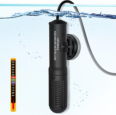#ad 25W Submersible Aquarium Heater Constant 78℉ 1 6 Gal Tanks Fresh amp; Saltwater $18.91