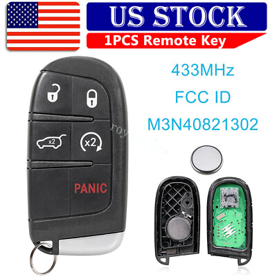 #ad Replacement For Jeep Grand Cherokee 2014 2015 2022 Smart Remote Key Fob 5B $14.65
