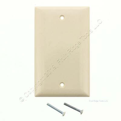 #ad Pamp;S Ivory STANDARD Size Plastic Blank Wallplate Box Mount Cover Thermoset SP13 I $1.43