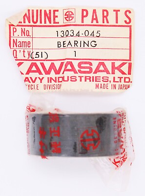 #ad Kawasaki Metal Connecting Rod Bearing Part Number 13034 045 $8.99