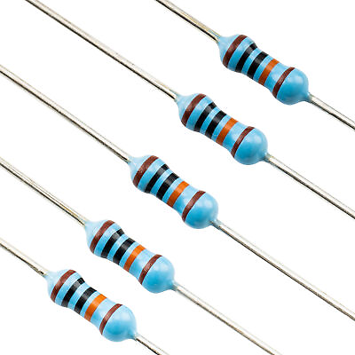 #ad Musiclily Pro 50Pcs Film Precision Resistor 100kΩ 250mW For Guitar Wiring Mods $7.75