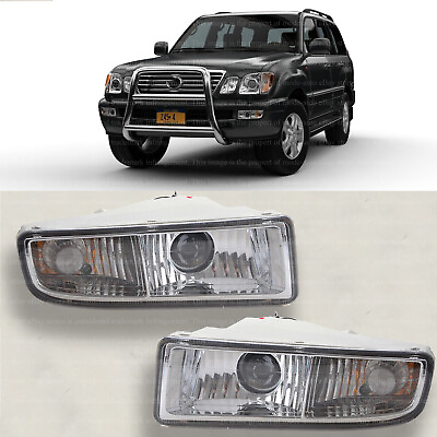 #ad Fog Light Turn Signal Assembly For 1998 2007 Lexus LX470 Left Right Pair DRL $75.99