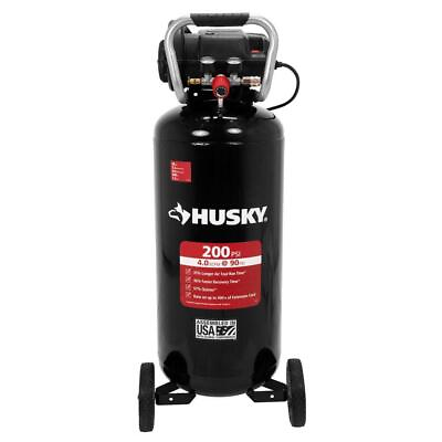#ad #ad Husky 20 Gal. 200 PSI Portable Electric Air Compressor Vertical Oil Free Pump $309.20