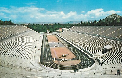 #ad Vintage Postcard Athens Greece The Stadium Photograph Unposted Printed in Greece $2.47