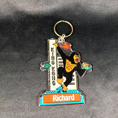 #ad Vintage Universal or MGM Theme Park King King Key Chain RICHARD Name $19.99