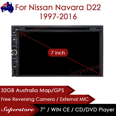 #ad 7quot; Car DVD Navi GPS Head Unit Player Stereo For Nissan Navara D22 1997 2016 AU $389.95
