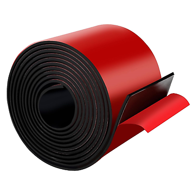 #ad Adhesive Rubber Strips with Adhesive Backing Self Stick Neoprene Solid Rubber 4quot; $29.57