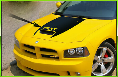 #ad Hood Scoop Blackout Decal Fits 2006 2010 Dodge Charger SRT8 Super Bee Daytona $54.99