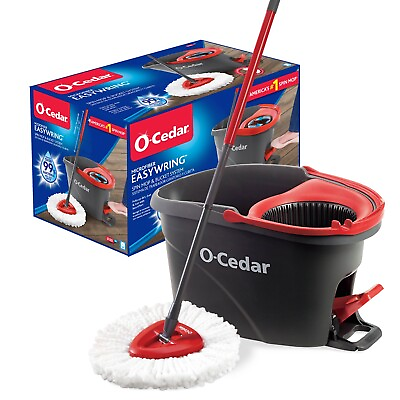 #ad EasyWring Spin Mop amp; Bucket System $29.73