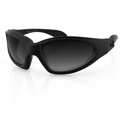 #ad Bobster GXR001 GXR Black Frame Smoked Gray Lens Sunglasses $24.28