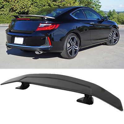 #ad For HONDA ACCORD COUPE 08 12 46quot; Carbon Racing Rear Trunk Spoiler GT Style Wing $99.08