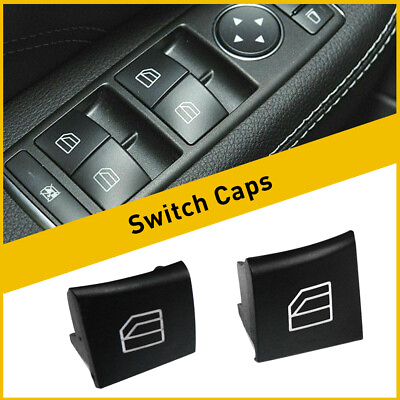#ad 2x Driver Switch Window Repair Button Cap For Mercedes ML GL R W164 W251 X164 EF $10.99