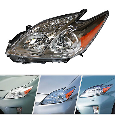 #ad #ad Left Driver Headlight For 2012 2013 2014 2015 Toyota Prius Halogen Headlamp LH $63.00