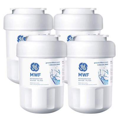 #ad 4 pcs New Genuine for GE MWF MWFP GWF 46 9991 Smartwater Fridge Water Filter $27.55