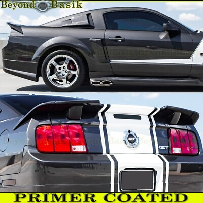 #ad 2005 2006 2007 2008 2009 Ford Mustang Roush Style 3pc Rear Trunk Spoiler PRIMER $168.95