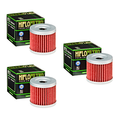 #ad Hiflofiltro HF131 Oil Filter 3 Pack Hyosung GT250R GV250 amp; Suzuki DR125 GN125 $15.95