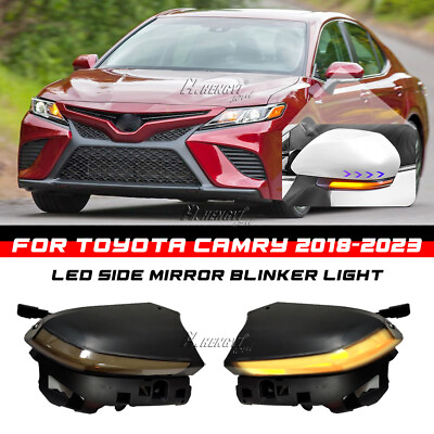 #ad Turn Signals Lights Side Mirror LED Dynamic Lamp For Toyota Camry 2018 2023 $53.99