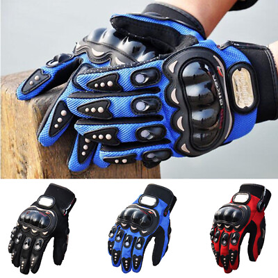 #ad Men#x27;s Motorcycle Gloves Motocross Racing Dirt Bike Cycling Full Finger Gloves US $12.88