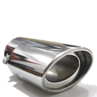 #ad Car Chrome Stainless Steel Rear Round Exhaust Pipe Tail Muffler Tip Accessories $17.15