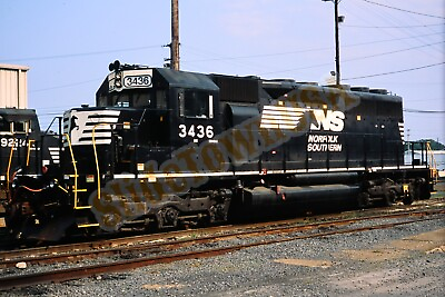 #ad Vtg 2012 Train Slide 3436 NS Norfolk amp; Southern Engine Enola PA X8H182 $7.50