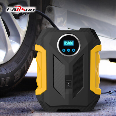 #ad #ad 12V Car Portable Air Compressor Pump Digital Tire Inflator 150 PSI Auto Air Pump $70.49