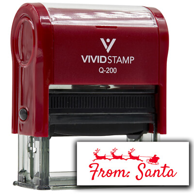 #ad All Quality From: Santa signature style Christmas Gift Stamp $9.02
