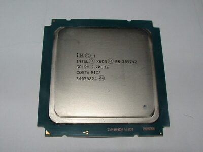 #ad Intel Xeon E5 2697 v2 2.7GHz 30M 12 Core LGA2011 CPU Processor SR19H $27.99