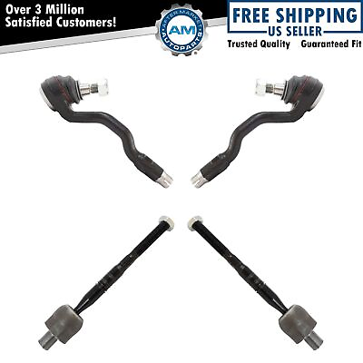 #ad Inner Outer Tie Rod Kit Pair Set for BMW X5 X6 SUV Truck New $46.78