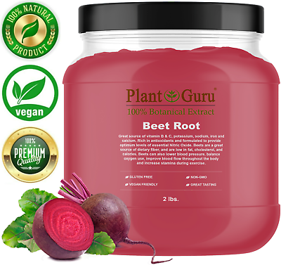 #ad #ad Red Beet Root Powder 2lb Jar Beta Vulgaris Nitric Oxide Super Food Juice Bulk $25.50