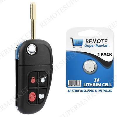 #ad Replacement for Jaguar 01 08 S Type 02 08 X Type 01 08 XJ8 Remote Key Entry Fob $15.45