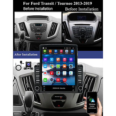 #ad 9.7#x27;#x27; ANDROID 3 CAR STEREO RADIO FOR FORD TRANSIT CUSTOM 13 2019 SUPPORT CARPLAY $199.45