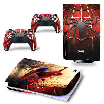 #ad PS5 Spider Man Protector Skin Decal Vinyl Wrap Sticker PlayStation 5 Compatible $34.99