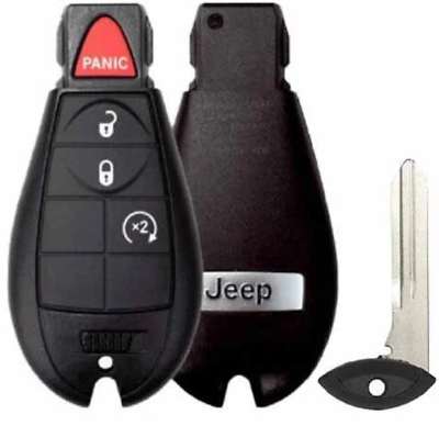 #ad Fobik Key For Jeep Grand Cherokee 2011 2012 2013 4 Btn IYZ C01C TOP Quality $25.00