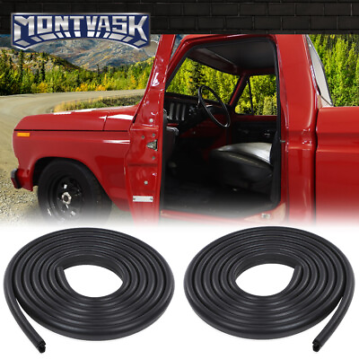 #ad #ad Rubber Door Seals Weatherstrip Set Truck Fit For 73 79 Ford F100 F150 F250 F350 $25.76