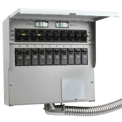 #ad Reliance A510C 120 240 Volt 50 Amp 10 Circuit Pro Tran 2 Transfer Switch $394.00
