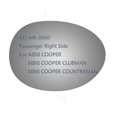 #ad For 2015 2016 2017 2018 Mini Cooper Mirror GlassAdhesive Passenger Side RH 5608 $14.74