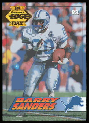 #ad 1994 Collector#x27;s Edge #63 1st Day Gold Barry Sanders Detroit Lions $2.75