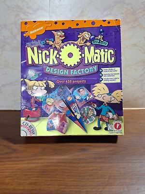 #ad Nick O Matic Design Factory By Mattel Media Rare Vintage Big Box PC 1999 $60.00