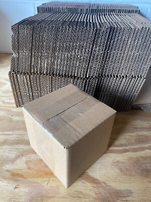 #ad 100PCS 4x4x4quot; Cardboard Packing Mailing Moving Shipping Boxes Corrugated Cartons $28.00