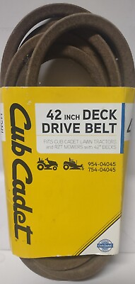 #ad New Cub Cadet 42quot; Deck Drive Lawn Tractor Belt 954 04045 amp; 754 04045 $20.00