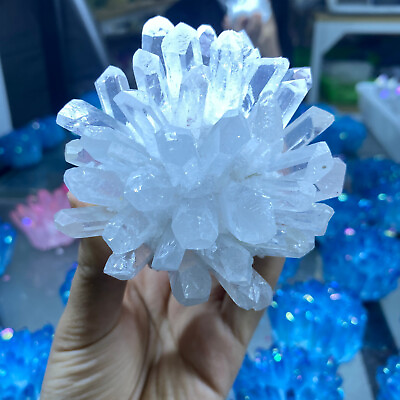 #ad New Find white Phantom Quartz Crystal Cluster Mineral Specimen Healing 300g 1pc $37.13