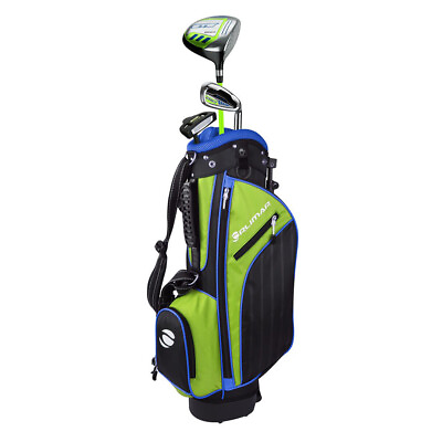 #ad NEW Orlimar ATS Junior Boys#x27; Lime Blue Series Golf Set w Driver Bag Ages 3 5 $129.99