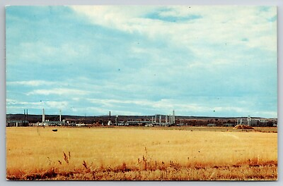 #ad Vintage Postcard WY Worland Montana Dakota Utilities Co Pure Oil Chrome 13346 $2.64