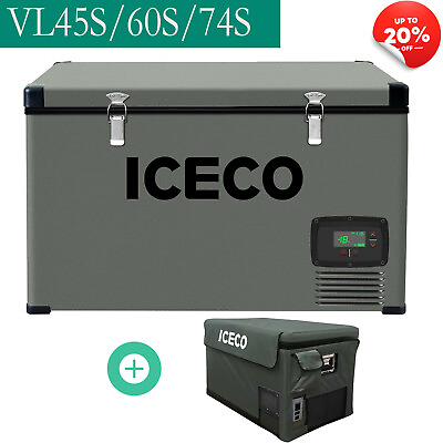 #ad ICECO 45 63 68 Portable Car Fridge Freezer Truck Refrigerator Camping 12V 240V $559.00