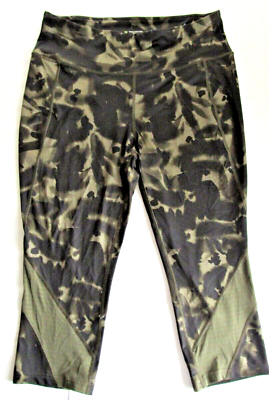 #ad TEK GEAR Workout Gear 1X Dry Tek Gym Athletic Stretch Camouflage Pants $13.00