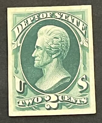 #ad Travelstamps: US Official Stamps Scott #O58p4 2 Cent Proof on Card Mint NGAI H $29.99