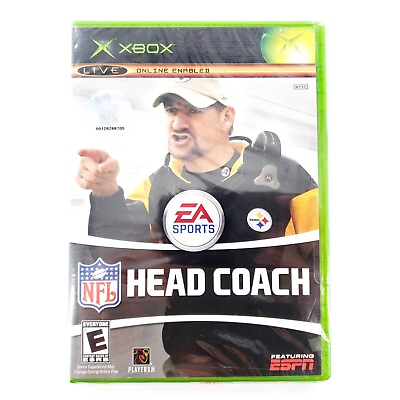 #ad NFL Head Coach Microsoft Xbox 2006 Brand New Factory Sealed $12.00