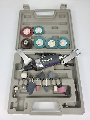 #ad Kobalt Air Die Grinder Kit In Case SGY AIR139 Tool TESTED $34.97