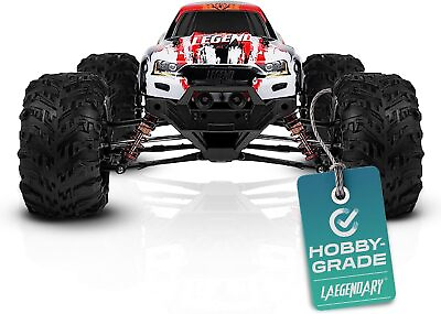 #ad Laegendary Legend 4x4 Off Road Remote Control Car Up to 31 mph Red Yellow $64.65